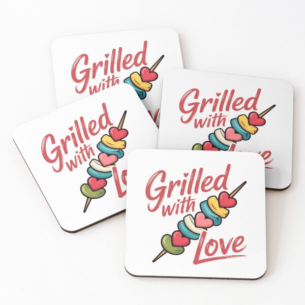 Item preview, Grilled with Love BBQ Food Art designed and sold by SplashTastic.