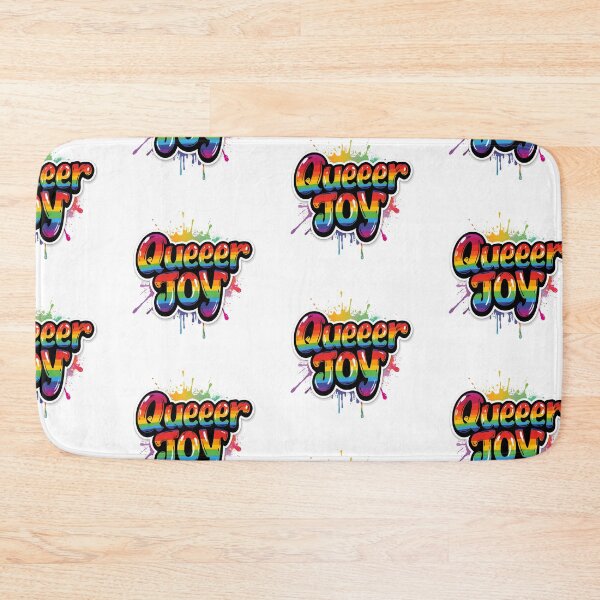 Item preview, Queer Joy Rainbow Pride Typography – LGBTQ+ Inspirational Quote Design for Shirts, Stickers, Gifts designed and sold by Pride_Prints.