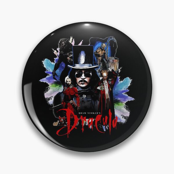 Item preview, Bram Stoker's Dracula Dark Fantasy Collage Portrait designed and sold by Gerright.