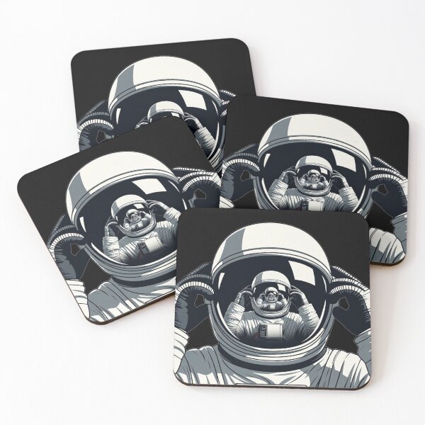 Item preview, Astronaut Helmet Reflection With Gloved Hands In Space designed and sold by SassyArtistry.