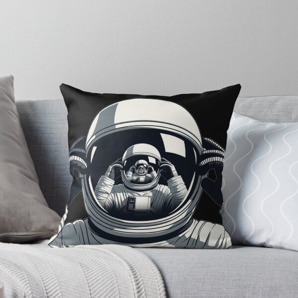 Item preview, Astronaut Helmet Reflection With Gloved Hands In Space designed and sold by SassyArtistry.