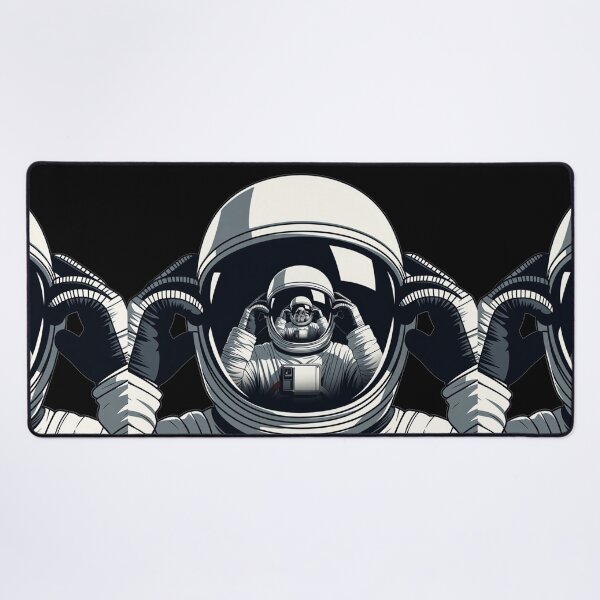 Item preview, Astronaut Helmet Reflection With Gloved Hands In Space designed and sold by SassyArtistry.