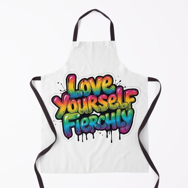Item preview, Love Yourself Fiercely – LGBTQ+ Rainbow Quote Empowerment Design designed and sold by Pride_Prints.