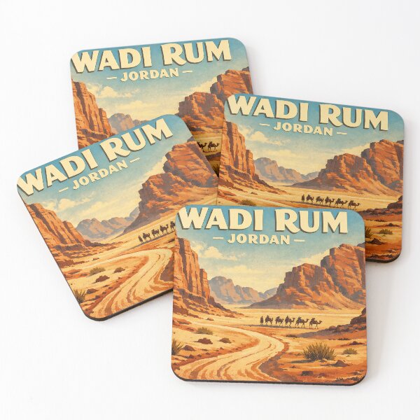 Item preview, Wadi Rum – Vintage Desert Travel Poster designed and sold by Klysztof.