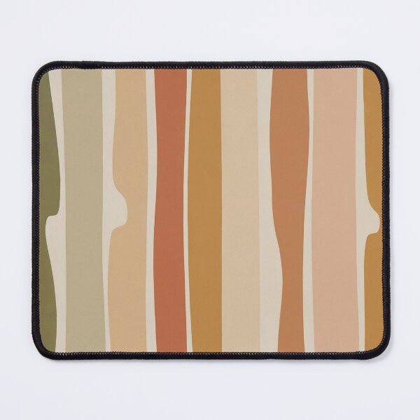 Item preview, Mid-Century Modern Wide Stripe Pattern | Retro Earth Tone Seamless Vertical Design designed and sold by Tamas Das.