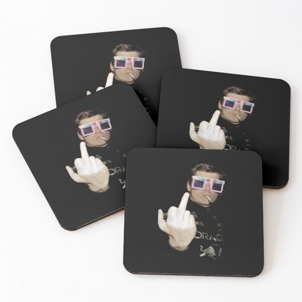 Item preview, MAX-VERSTAPPEN Middle finger designed and sold by StickLoveFamily.
