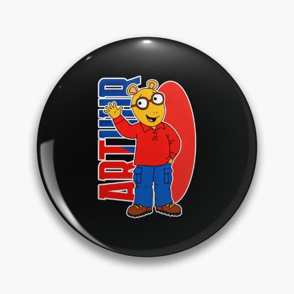 Item preview, Arthur Cartoon Red Shirt Waving Pose designed and sold by Lucldwellez.