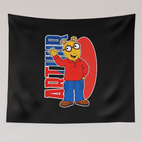 Item preview, Arthur Cartoon Red Shirt Waving Pose designed and sold by Lucldwellez.