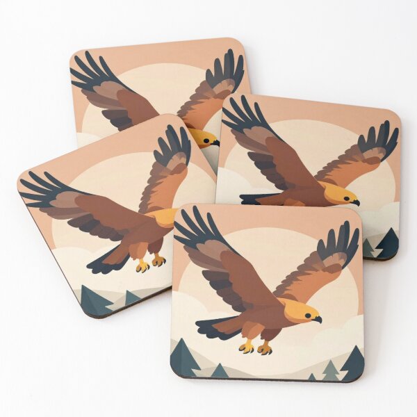 Item preview, Soaring Hawk Over the Forest designed and sold by myforestfog.