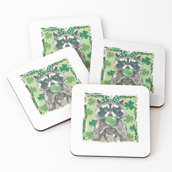 Item preview, St. Patrick's Day Raccoon designed and sold by Spencerhowar.