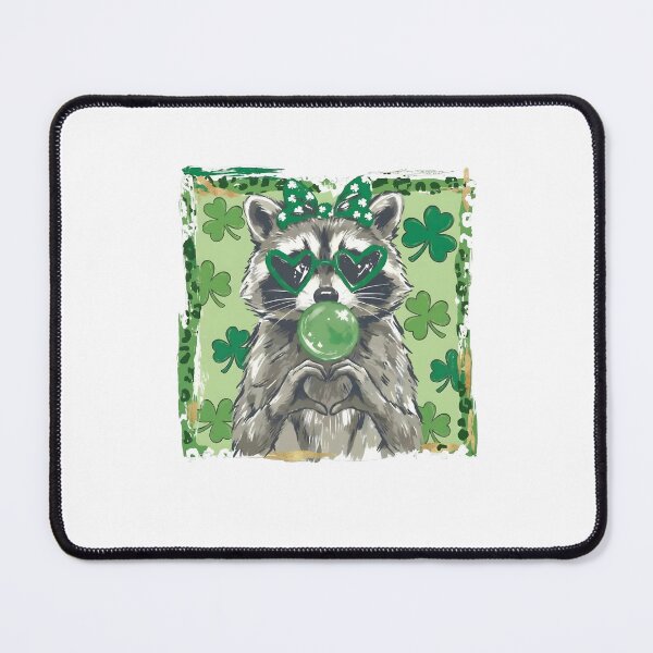 Item preview, St. Patrick's Day Raccoon designed and sold by Spencerhowar.