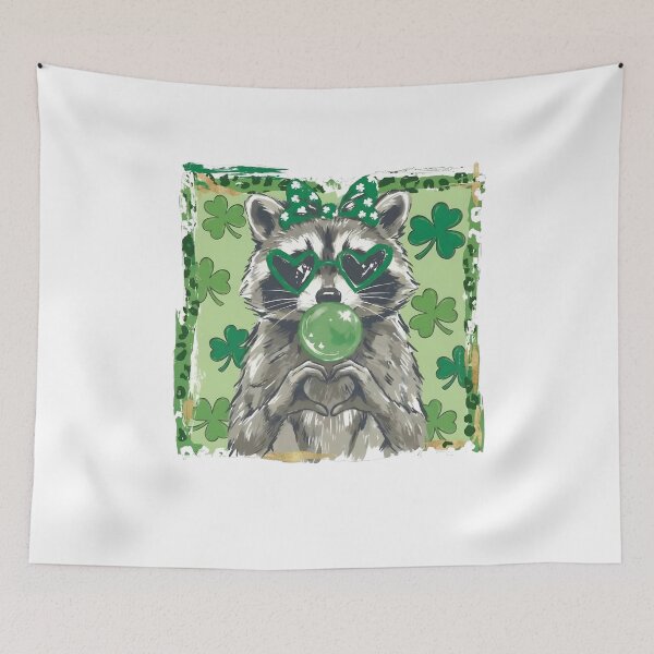 Item preview, St. Patrick's Day Raccoon designed and sold by Spencerhowar.