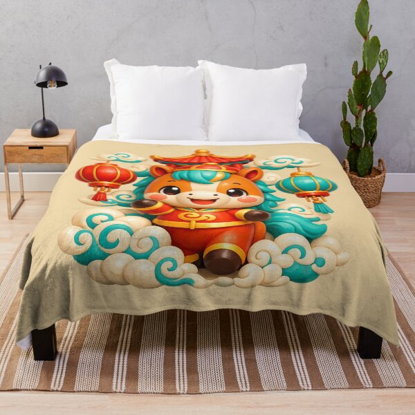 Item preview, Cute Year of the Horse | Kawaii Chinese New Year Zodiac Art designed and sold by Moons Studio.