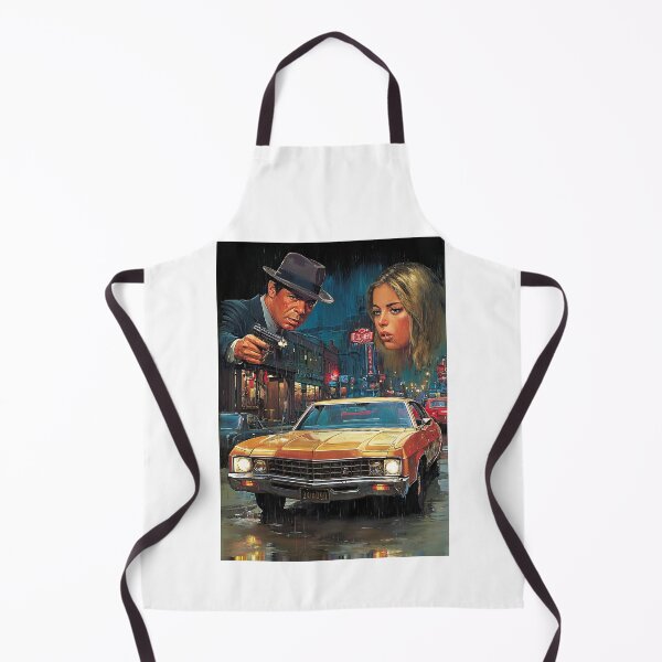 Item preview, Yellow Car Driving in Rain at Night designed and sold by Piotrek0001.