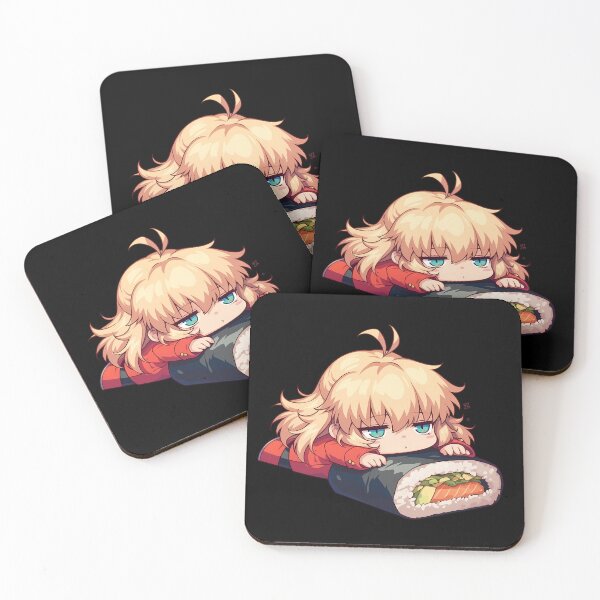 Item preview, Seras Victoria Kawaii Sushi Chibi Hellsing Anime Girl designed and sold by CarlosBender.