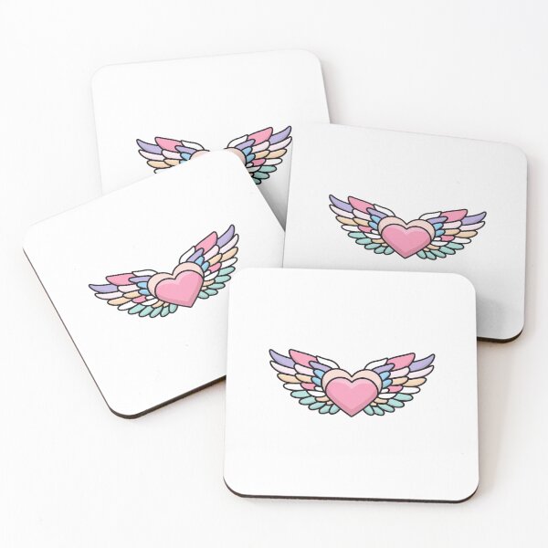 Item preview, Pastel Winged Heart Valentine Aesthetic for Romantic Souls designed and sold by BigStar-Cart.