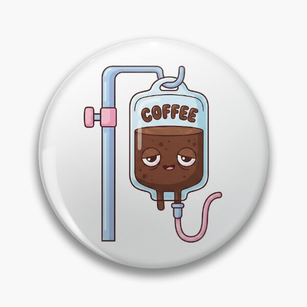 Item preview, Coffee IV Drip - Funny Medical Nurse Survival Juice Sticker designed and sold by brandByLea.