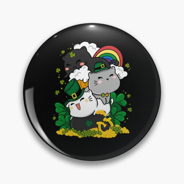 Item preview, Cats Celebrating St. Patrick's Day with Beer and Rainbows designed and sold by PowerSSales.