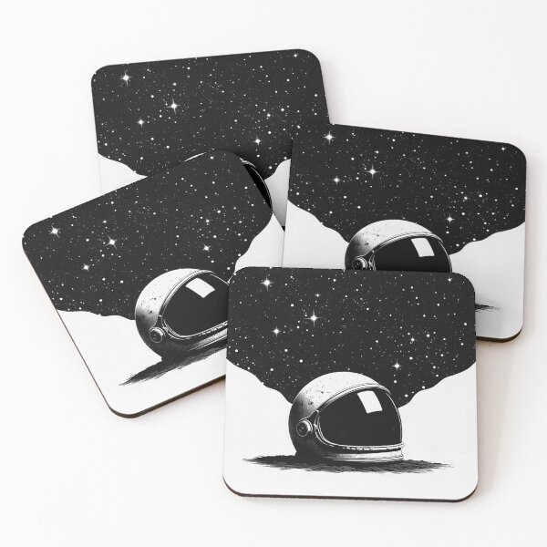 Item preview, Abandoned Astronaut Helmet Resting Under Starry Space Sky designed and sold by SassyArtistry.