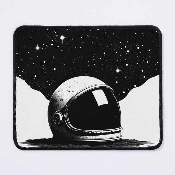 Item preview, Abandoned Astronaut Helmet Resting Under Starry Space Sky designed and sold by SassyArtistry.
