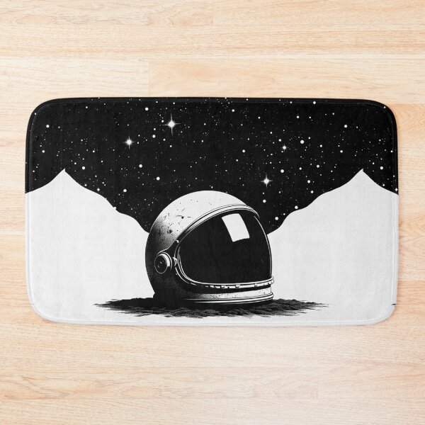 Item preview, Abandoned Astronaut Helmet Resting Under Starry Space Sky designed and sold by SassyArtistry.
