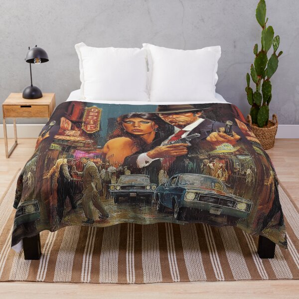 Item preview, Detective Couple with Gun Vintage Poster designed and sold by Piotrek0001.