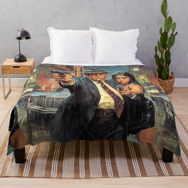 Item preview, Detective Aiming Gun in Rainy Alley designed and sold by Piotrek0001.
