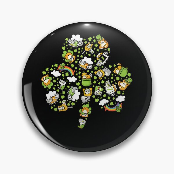 Item preview, Cute St. Patrick's Day  with Cats and Shamrocks designed and sold by PowerSSales.
