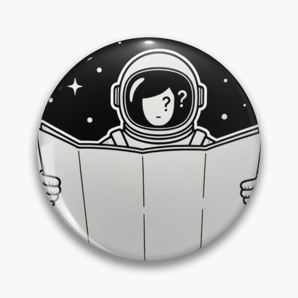 Item preview, Astronaut Holding Map Under Stars With Question Mark designed and sold by SassyArtistry.