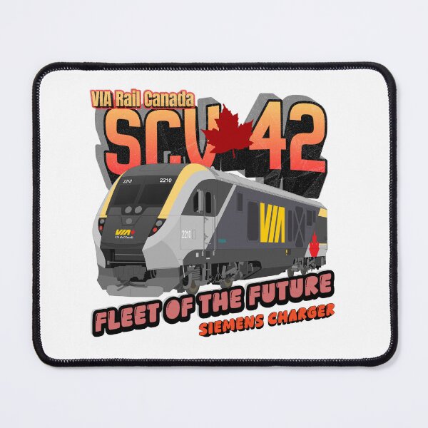 Item preview, NEW VIA Rail Canada Siemens Charger SCV-42 Locomotive art designed and sold by Official Artistic Vehicles.