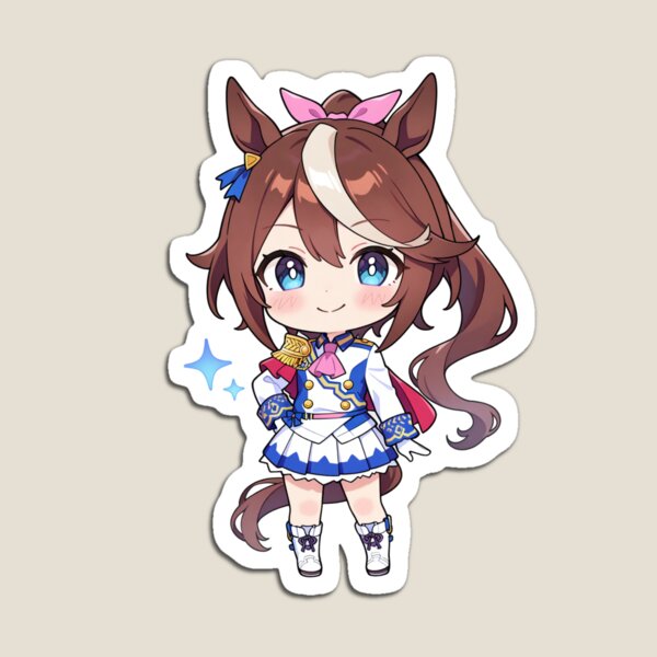 Item preview, Tokai Teio – Umamusume Pretty Derby Fan Art designed and sold by Chibis&Co.