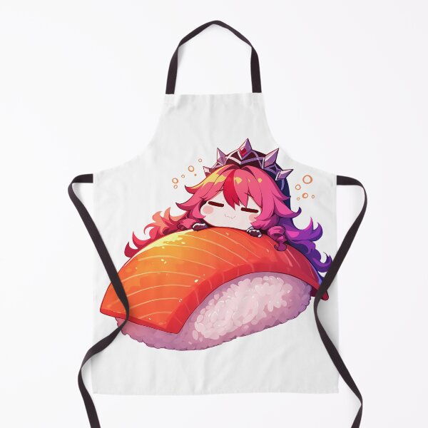 Item preview, Game Rosaria Genshin Impact Chibi Sushi Kawaii Anime Girl Gothic Mood designed and sold by CarlosBender.