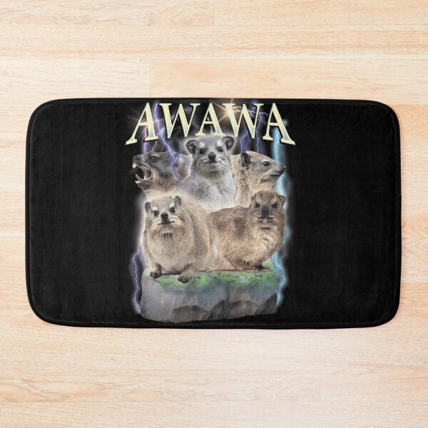 Item preview, The Hyrax Awawa Retro Vintage Design designed and sold by kakashi-sama.