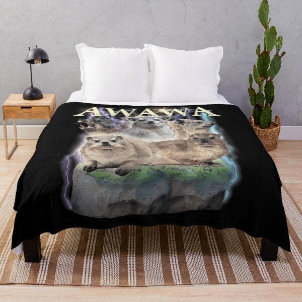 Item preview, The Hyrax Awawa Retro Vintage Design designed and sold by kakashi-sama.