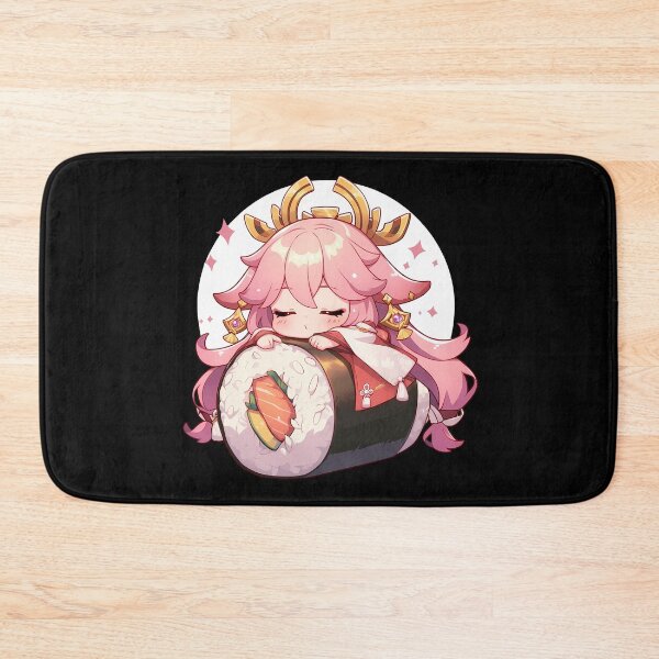 Item preview, Yae Miko Genshin Impact Chibi Sushi Anime Girl Kawaii Fantasy designed and sold by CarlosBender.