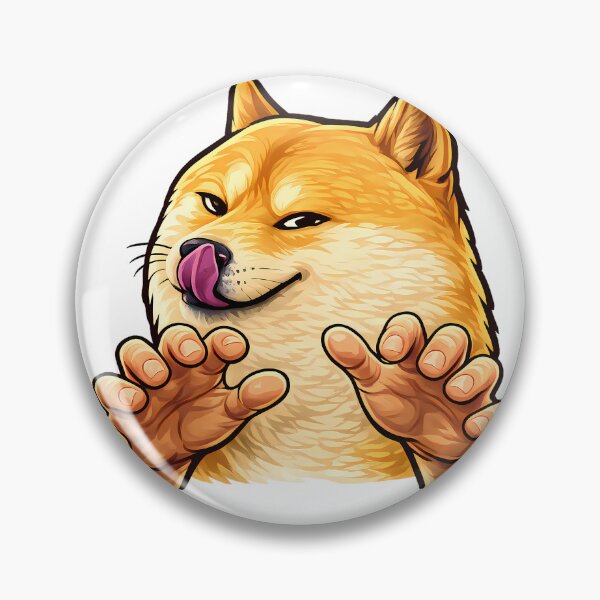 Item preview, Mischievous Doge Vector Design – Funny Shiba Inu Meme Graphic designed and sold by JEVANStudio.
