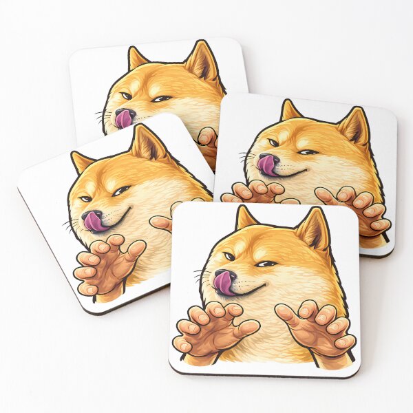 Item preview, Mischievous Doge Vector Design – Funny Shiba Inu Meme Graphic designed and sold by JEVANStudio.