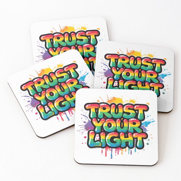 Item preview, Trust Your Light T-Shirt | Rainbow Pride Quote Design | LGBTQ Positive Affirmation Apparel & Gifts designed and sold by Pride_Prints.