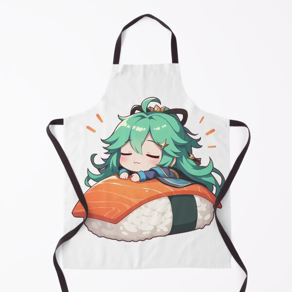 Item preview, Game Baizhu Genshin Impact Chibi Sushi Anime Boy Kawaii Calm Design designed and sold by CarlosBender.
