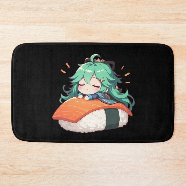 Item preview, Game Baizhu Genshin Impact Chibi Sushi Anime Boy Kawaii Calm Design designed and sold by CarlosBender.