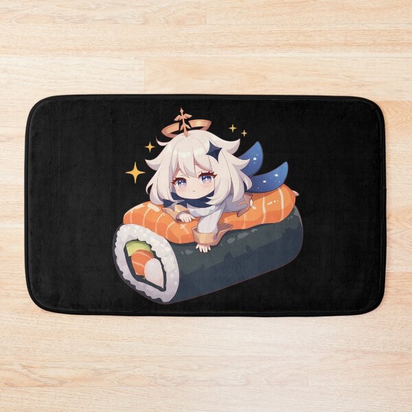 Item preview, Little Paimon Genshin Impact Chibi Sushi Anime Girl Kawaii Celestial Delight designed and sold by CarlosBender.