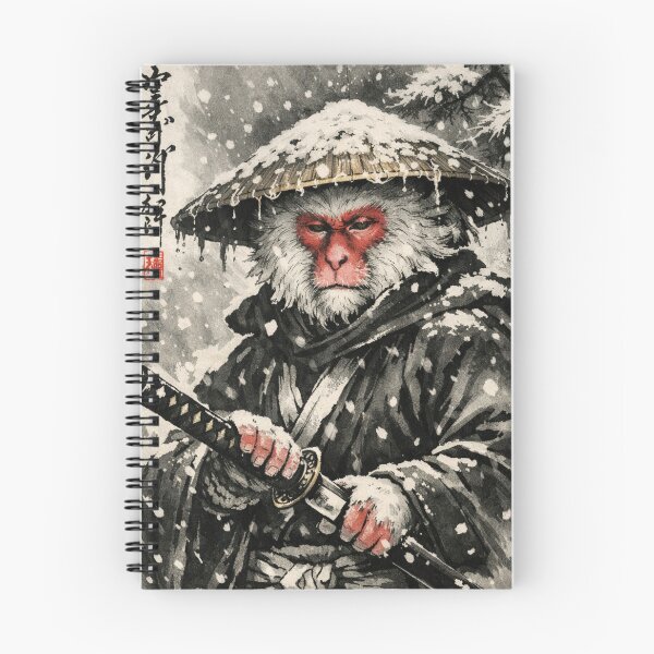 Item preview, Samurai Snow Monkey Design designed and sold by kachystore.