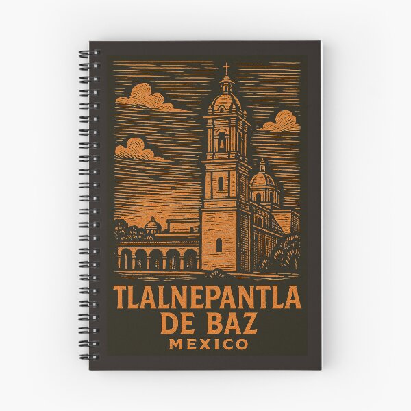 Aperçu de l'œuvre Tlalnepantla de Baz Mexique Style Linocut créée et vendue par Thistle-TShop.