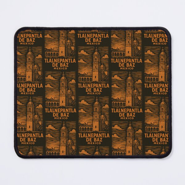 Item preview, Tlalnepantla de Baz Mexico Linocut Style designed and sold by Thistle-TShop.