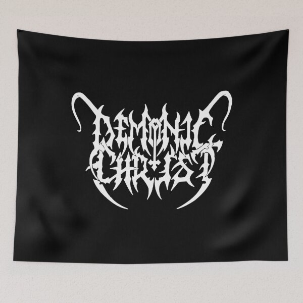 Item preview, Demonic Christ – Blasphemous Blackened Death Logo Art  designed and sold by Alitrnbull.