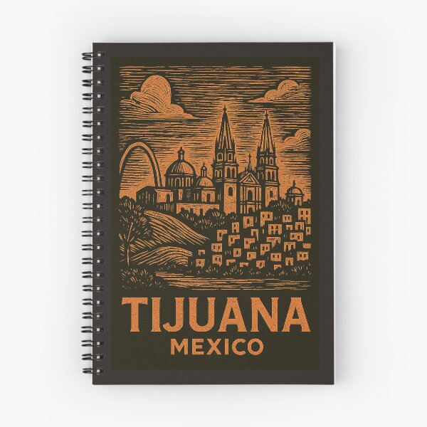 Item preview, Estilo linograbado de Tijuana, México designed and sold by Thistle-TShop.