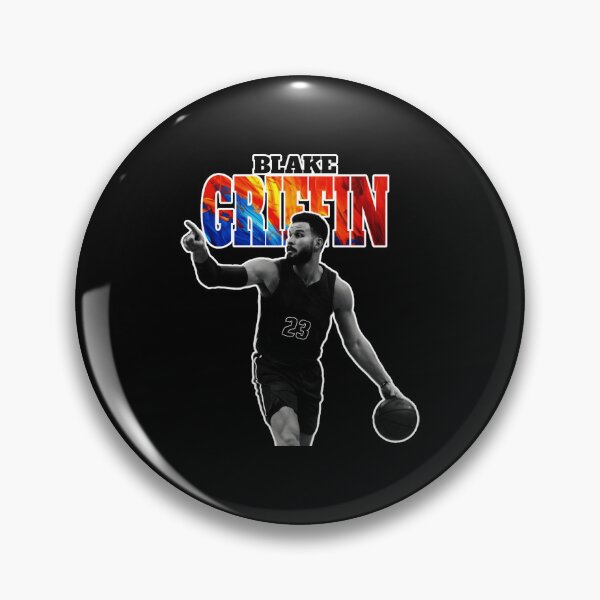 Item preview, Blake Griffin Black White Action Basketball designed and sold by Melisacasio.