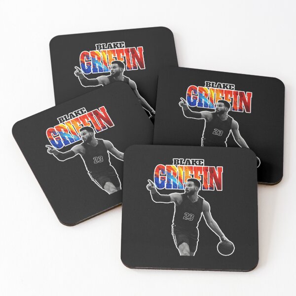 Item preview, Blake Griffin Black White Action Basketball designed and sold by Melisacasio.