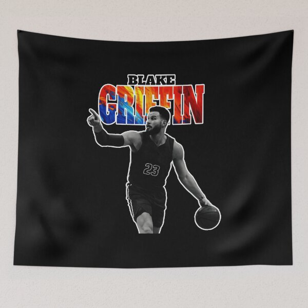 Item preview, Blake Griffin Black White Action Basketball designed and sold by Melisacasio.
