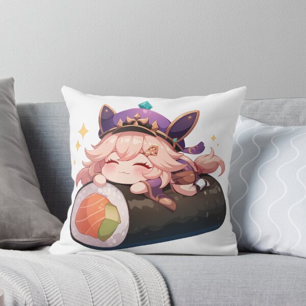 Item preview, Game Dori Genshin Impact Chibi Sushi Anime Girl Kawaii Sleepy Delight designed and sold by CarlosBender.